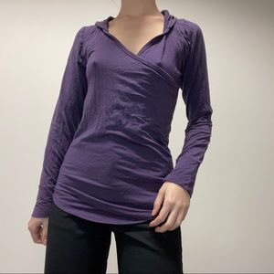 Mountain Mama Maternity/Nursing hooded hiking shirt